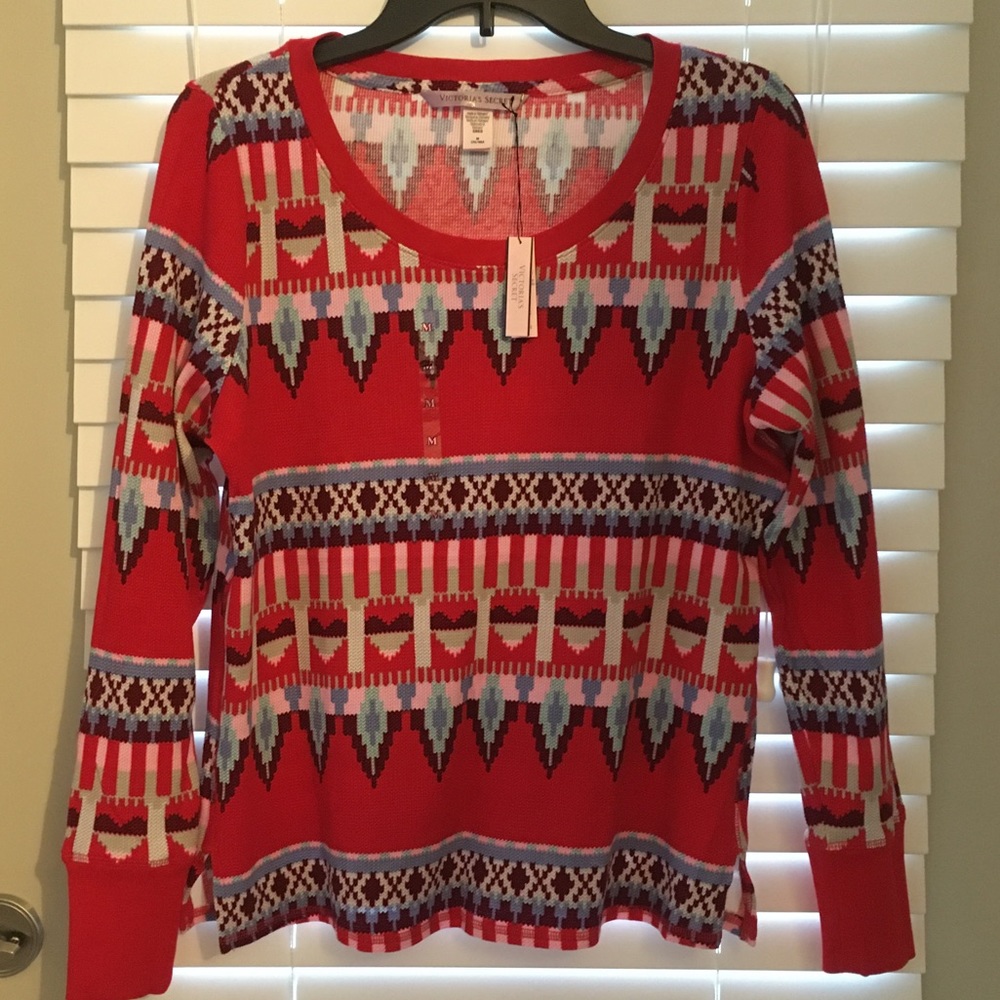 Victoria’s Secret Multi Colored Pajama Set Size M
